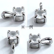 画像2: フェナカイト 4mm ペンダントトップ ロシア マリシェボ産 SV925 日本製 Phenakite ウラル山脈 フェナス石 希少石 ヒーリング 浄化 一粒 天然石 パワーストーン (2)