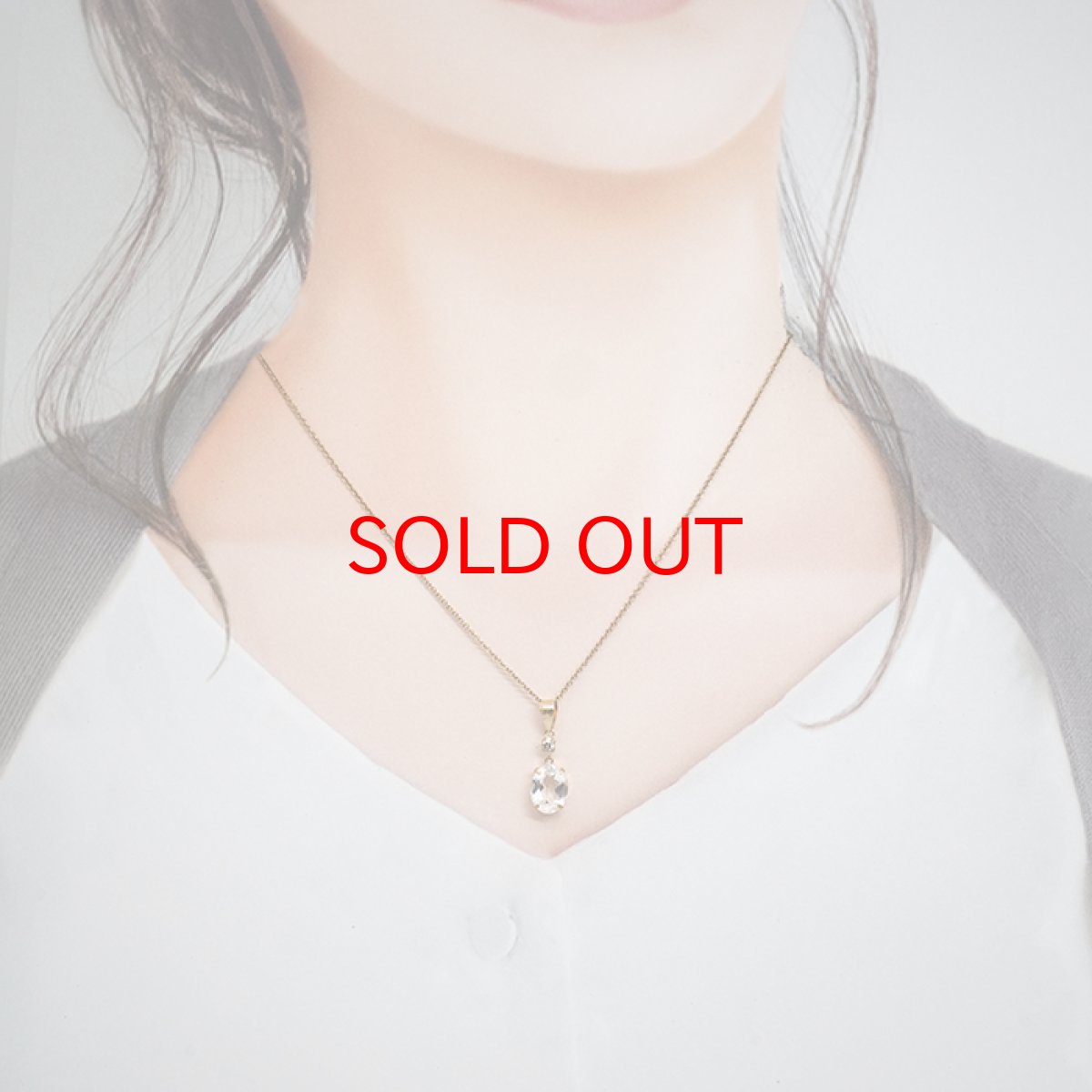 画像3: フェナカイト Sランク ペンダントトップ K18 ダイヤモンド付き ロシア産 【一点物】 Phenakite 日本製 希少石 フェナス石 浄化 オリジナルフレーム 天然石 パワーストーン (3)