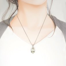 画像3: シトリン ペンダントトップ ドロップカット SV925 ブラジル産 【一点物】 citrine 11月誕生石 黄水晶 天然石 パワーストーン カラーストーン (3)