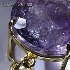 画像4: アメジスト ペンダントトップ ラウンドカット SV925 ブラジル産 【一点物】 amethyst 2月誕生石 紫水晶 天然石 パワーストーン カラーストーン (4)