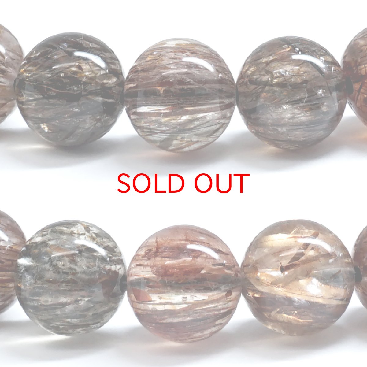 画像2: スーパールチル 8.5mm ブレスレット ブラジル産 【一点もの】 フォリエーテッドマイカインクォーツ Super rutile マイカ 雲母 鉱物 浄化 お守り パワーストーン 天然石 パワーストーン (2)