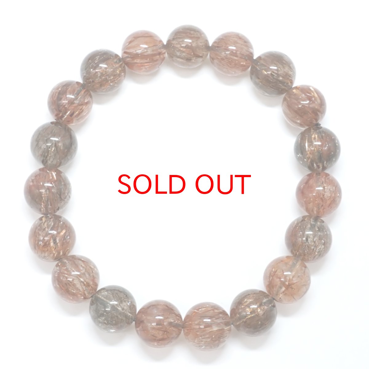 画像4: スーパールチル 10mm ブレスレット ブラジル産 【一点もの】 フォリエーテッドマイカインクォーツ Super rutile マイカ 雲母 鉱物 浄化 お守り パワーストーン 天然石 パワーストーン (4)