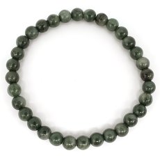画像3: 出雲碧玉 緑 ブレスレット 6mm 島根県産 IZUMO Jasper 出雲 神話 歴史 日本銘石 天然石 パワーストーン カラーストーン (3)