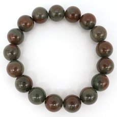 画像3: 出雲碧玉 赤 ブレスレット 12mm 島根県産 IZUMO Jasper 出雲 神話 歴史 日本銘石 天然石 パワーストーン カラーストーン (3)