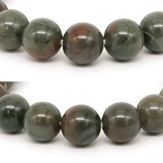 画像2: 出雲碧玉 赤 ブレスレット 10mm 島根県産 IZUMO Jasper 出雲 神話 歴史 日本銘石 天然石 パワーストーン カラーストーン (2)