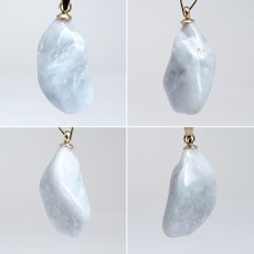 画像2: 糸魚川翡翠 ラベンダー ペンダントトップ 新潟県産 【一点物】 ITOIGAWA Jade ステンレス 日本銘石 国石 希少 糸魚川ひすい お守り 浄化 天然石 パワーストーン カラーストーン (2)