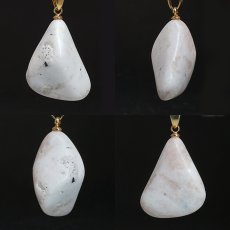 画像2: 糸魚川翡翠 ピンク ペンダントトップ 新潟県産 【一点物】 ITOIGAWA Pink Jade ステンレス 日本銘石 国石 希少 糸魚川ひすい お守り 浄化 天然石 パワーストーン カラーストーン (2)