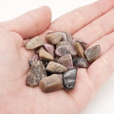 画像3: さざれ 100g 愛知ロードナイト 日本銘石 愛知県産 AICHI Rhodonite 天然石 パワーストーン カラーストーン (3)