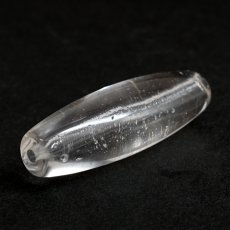 画像6: マニハール水晶 天珠 30mm ヒマラヤ産 【一点もの】 Manihar Quartz クル 天然 透明 水晶 クォーツ 貫通穴 ビーズ 希少 お守り 浄化 天然石 パワーストーン (6)