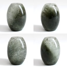 画像2: ガネーシュヒマール水晶 天珠 ヒマラヤ産 【一点もの】 Ganesh Himal ガネーシャ 天然 透明 水晶 クォーツ 貫通穴 ビーズ 希少 お守り 浄化 天然石 パワーストーン (2)