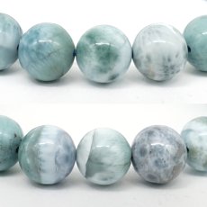 画像2: パープルラリマー 10mm ブレスレット【一点物】ドミニカ産 Purple Larimar ラリマー 希少 紫 天然石 パワーストーン カラーストーン (2)