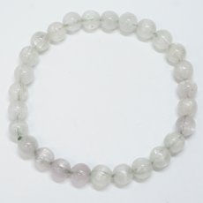 画像4: グリーンクンツァイト 7mm ブレスレット【一点物】ブラジル産 Green Kunzite 9月誕生石 キャッツアイ 天然石 パワーストーン カラーストーン (4)
