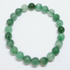 画像4: エメラルド 8mm ブレスレット【一点物】ブラジル産 emerald 裸石 緑柱石 5月誕生石 天然石 パワーストーン カラーストーン (4)