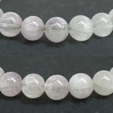 画像2: グリーンクンツァイト 7mm ブレスレット【一点物】ブラジル産 Green Kunzite 9月誕生石 キャッツアイ 天然石 パワーストーン カラーストーン (2)