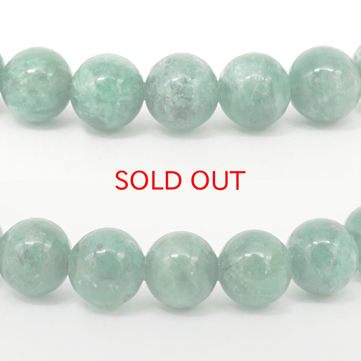 画像2: エメラルド 6mm ブレスレット【一点物】ブラジル産 emerald 裸石 緑柱石 5月誕生石 天然石 パワーストーン カラーストーン (2)