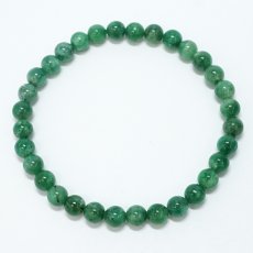 画像4: エメラルド 6mm ブレスレット【一点物】ブラジル産 emerald 裸石 緑柱石 5月誕生石 天然石 パワーストーン カラーストーン (4)