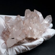 画像7: マニカラン水晶 クラスター ヒマラヤ産 【一点物】 Manikarn Quartz 原石 ピンク 水晶 クォーツ 透明度 ヒマラヤ水晶 ヒーリング 浄化 天然石 パワーストーン (7)
