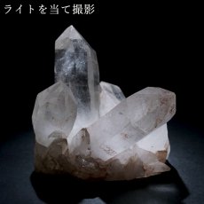 画像8: マニカラン水晶 クラスター ヒマラヤ産 【一点物】 Manikarn Quartz 原石 ピンク 水晶 クォーツ 透明度 ヒマラヤ水晶 ヒーリング 浄化 天然石 パワーストーン (8)