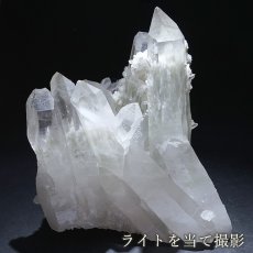 画像6: マニハール水晶 クラスター 329.7g インド・マニハール産 【一点もの】 Manihar Quartz 原石 ヒマラヤ 結晶 お守り 浄化 天然石 パワーストーン カラーストーン (6)
