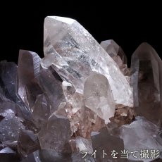 画像6: マニカラン水晶 クラスター 1.7kg ヒマラヤ産 【一点物】 Manikarn Quartz 原石 ピンク 水晶 クォーツ 透明度 ヒマラヤ水晶 ヒーリング 浄化 天然石 パワーストーン (6)