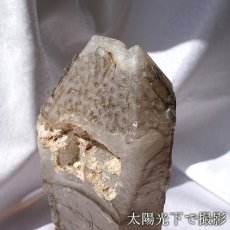 画像6: スモーキーシトリンエレスチャル 原石 1.7kg ブラジル産 【一点もの】Smoky Citrine Elestial 台付き 骸骨水晶 水晶 クォーツ お守り 浄化 天然石 パワーストーン (6)