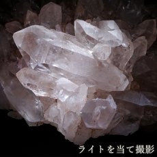 画像7: マニカラン水晶 クラスター 1.7kg ヒマラヤ産 【一点物】 Manikarn Quartz 原石 ピンク 水晶 クォーツ 透明度 ヒマラヤ水晶 ヒーリング 浄化 天然石 パワーストーン (7)