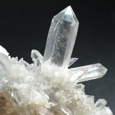 画像4: マニハール水晶 クラスター 332.4g インド・マニハール産 【一点もの】 Manihar Quartz 原石 ヒマラヤ 結晶 お守り 浄化 天然石 パワーストーン カラーストーン (4)