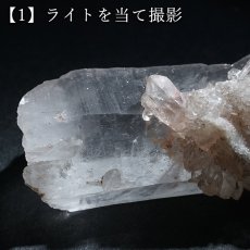 画像6: マニカラン水晶 クラスター ヒマラヤ産 【一点物】 Manikarn Quartz 原石 ピンク 水晶 クォーツ 透明度 ヒマラヤ水晶 ヒーリング 浄化 天然石 パワーストーン (6)