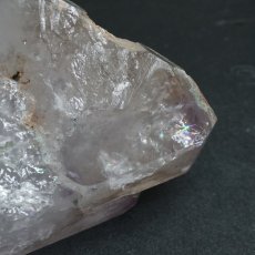 画像4: エレスチャルクォーツ ポリッシュ 381.3g ブラジル産【山梨甲府研磨】一点もの Elestial Quartz 原石 骸骨水晶 パーフェクトストーン お守り 浄化 天然石 パワーストーン (4)