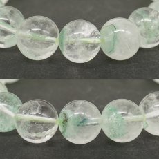 画像2: アップルグリーンファントム ブレスレット 11mm【一点物】マダガスカル産 Apple Green Phantom ファントムクォーツ ファントム水晶 天然石 パワーストーン カラーストーン (2)