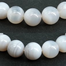 画像2: 花石玉髄 10mm ブレスレット 北海道産【数量限定】HANAISHI Chalcedony 瑪瑙 めのう ぎょくずい 日本製 山梨甲府研磨 天然石 日本銘石 パワーストーン カラーストーン (2)