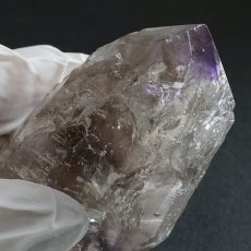 画像6: エレスチャルクォーツ ポリッシュ 80.2g ブラジル産【山梨甲府研磨】一点もの Elestial Quartz 原石 骸骨水晶 パーフェクトストーン お守り 浄化 天然石 パワーストーン (6)