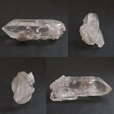 画像2: マニカラン水晶 クラスター ヒマラヤ産 【一点物】 Manikarn Quartz 原石 ピンク 水晶 クォーツ 透明度 ヒマラヤ水晶 ヒーリング 浄化 天然石 パワーストーン (2)