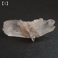 画像3: マニカラン水晶 クラスター ヒマラヤ産 【一点物】 Manikarn Quartz 原石 ピンク 水晶 クォーツ 透明度 ヒマラヤ水晶 ヒーリング 浄化 天然石 パワーストーン (3)