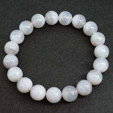 画像3: 花石玉髄 10mm ブレスレット 北海道産【数量限定】HANAISHI Chalcedony 瑪瑙 めのう ぎょくずい 日本製 山梨甲府研磨 天然石 日本銘石 パワーストーン カラーストーン (3)