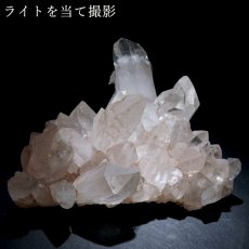 画像7: マニカラン水晶 クラスター ヒマラヤ産 【一点物】 Manikarn Quartz 原石 ピンク 水晶 クォーツ 透明度 ヒマラヤ水晶 ヒーリング 浄化 天然石 パワーストーン (7)