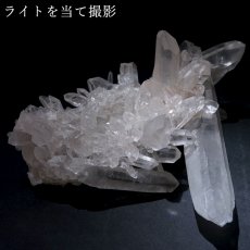 画像8: マニカラン水晶 クラスター ヒマラヤ産 【一点物】 Manikarn Quartz 原石 ピンク 水晶 クォーツ 透明度 ヒマラヤ水晶 ヒーリング 浄化 天然石 パワーストーン (8)