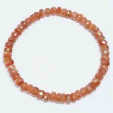 画像3: サンストーン ブレスレット タイヤカット【一点物】インド産 Sunstone 太陽 内包物 輝き 天然石 パワーストーン カラーストーン (3)
