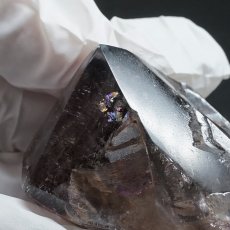画像4: エレスチャルクォーツ ポリッシュ 83.2g ブラジル産【山梨甲府研磨】一点もの Elestial Quartz 原石 骸骨水晶 パーフェクトストーン お守り 浄化 天然石 パワーストーン (4)
