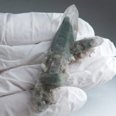 画像6: マニハール水晶 クラスター 14.9g インド・マニハール産 【一点もの】 Manihar Quartz 原石 ヒマラヤ 結晶 お守り 浄化 天然石 パワーストーン カラーストーン (6)