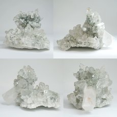 画像2: マニハール水晶 クラスター 815.1g インド・マニハール産 【一点もの】 Manihar Quartz 原石 ヒマラヤ 結晶 お守り 浄化 天然石 パワーストーン カラーストーン (2)