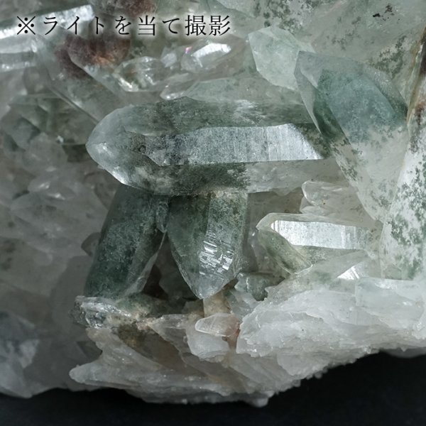 マニハール産 共生鉱物 クローライト クリスタル 透明 最強 浄化 神秘