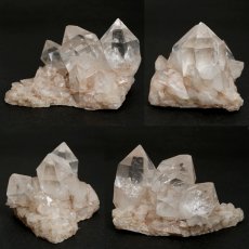 画像2: マニカラン水晶 クラスター ヒマラヤ産 【一点物】 Manikarn Quartz 原石 ピンク 水晶 クォーツ 透明度 ヒマラヤ水晶 ヒーリング 浄化 天然石 パワーストーン (2)
