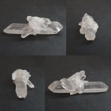 画像2: マニカラン水晶 クラスター ヒマラヤ産 【一点物】 Manikarn Quartz 原石 ピンク 水晶 クォーツ 透明度 ヒマラヤ水晶 ヒーリング 浄化 天然石 パワーストーン (2)