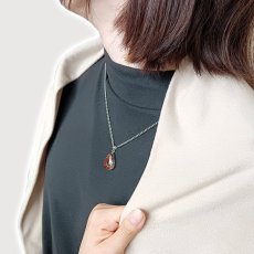 画像3: ファイヤーアゲート ペンダントトップ SV925 メキシコ産【一点もの】Fire Agate 覆輪 フクリン メノウ アゲート 浄化 お守り 天然石 パワーストーン カラーストーン (3)