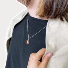 画像3: ファイヤーアゲート ペンダントトップ SV925 メキシコ産【一点もの】Fire Agate 覆輪 フクリン メノウ アゲート 浄化 お守り 天然石 パワーストーン カラーストーン (3)