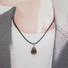 画像4: ファイヤーアゲート ペンダントトップ SV925 メキシコ産【一点もの】Fire Agate 覆輪 フクリン メノウ アゲート 浄化 お守り 天然石 パワーストーン カラーストーン (4)