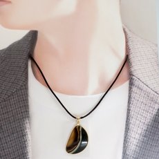 画像6: シーサイドジャスパー ペンダントトップ SV925 インドネシア産 【一点物】 Seaside Jasper 覆輪 フクリン ジャスパー お守り 浄化 天然石 パワーストーン カラーストーン (6)