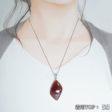 画像4: オレンジガーネット ペンダントトップ SV925 スリランカ産【一点物】Orange Garnet ローズカット 覆輪 フクリン ガーネット ヘソナイト 天然石 パワーストーン カラーストーン (4)