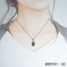 画像4: ダイオプサイト ペンダントトップ SV925 ロシア産【一点物】Diopside ローズカット 覆輪 フクリン 透輝石 天然石 パワーストーン カラーストーン (4)